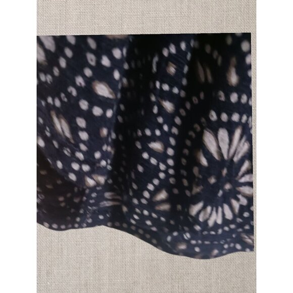 Lucky Brand Womens Sleeveless Printed Tank Top Size Small navy/wht - Picture 4 of 6